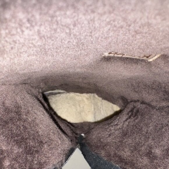 PAJAR vintage SHEARLING LINED black leather boots size 8 - Picture 4 of 6